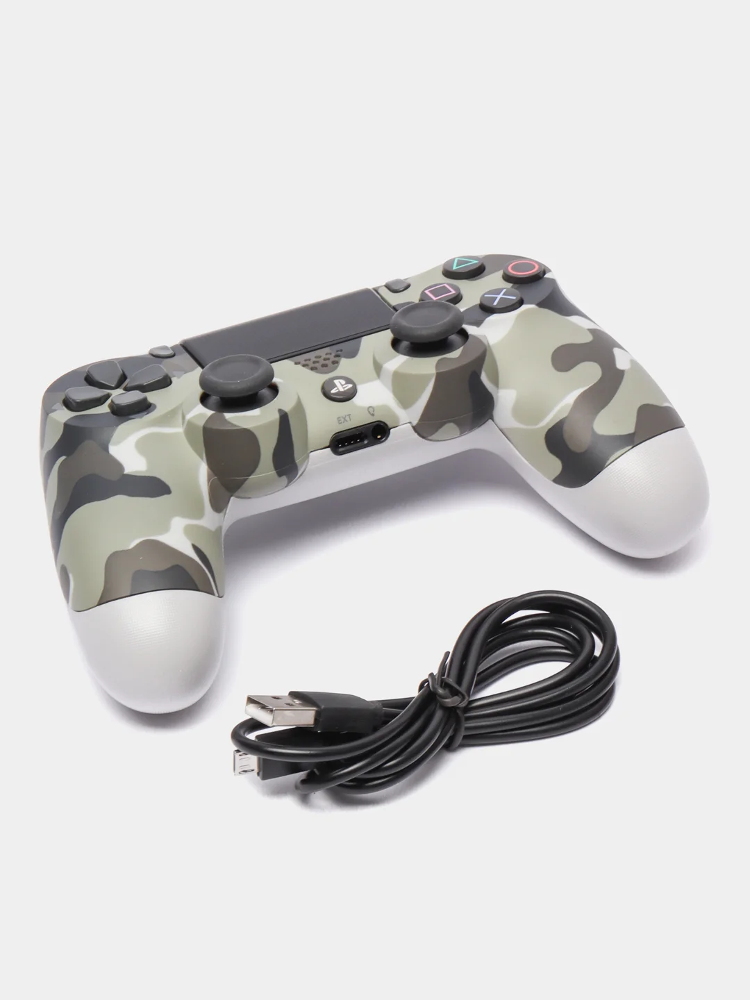 Серый меланж беспроводной джойстик PlayStation, PS4, геймпад для телефона и ПК