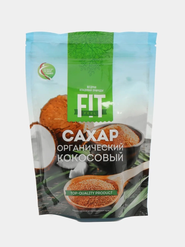 Сахар Fit Feel, органический, кокосовый, 200 г