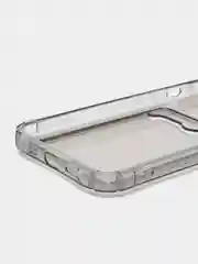 Серый чехол для iPhone с карманом для карт