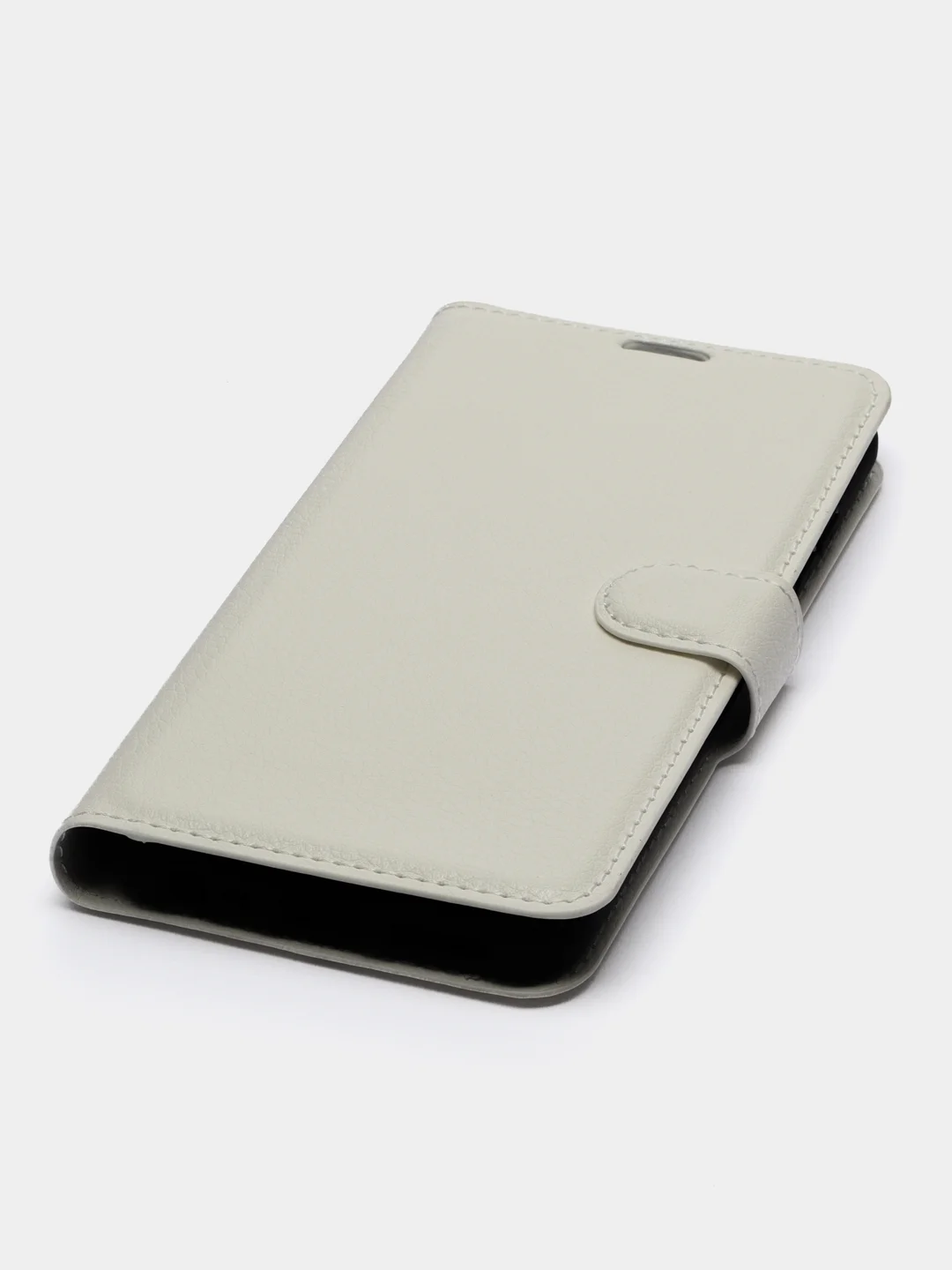 Белый чехол-книжка Xiaomi Redmi 8A с магнитной застежкой и визитницей
