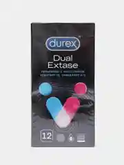 Презервативы рельефные с анестетиком Durex "Dual Extase", 12 штук