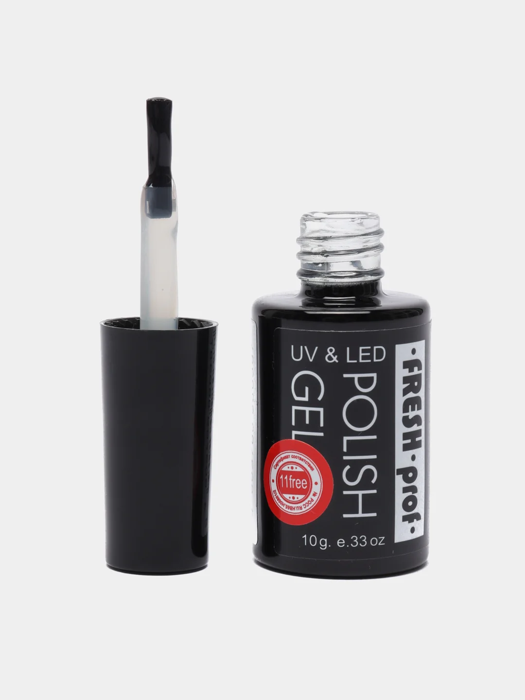 Прозрачный топ без липкого слоя для ногтей Fresh Prof Silicone Top, 10г топ для маникюра и педикюра