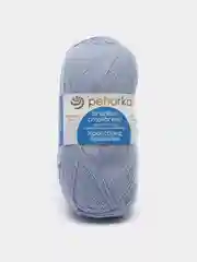 Небесно-голубой пряжа Пехорка "Кроссбред Бразилии", 50% шерсть мериноса, 50% акрил, 100 г, 500 м