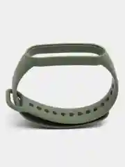 Оливковый ремешок для Xiaomi Mi Band 5 и Mi Band 6, силиконовый