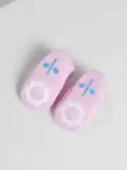 Розовый пинетки для новорождённых