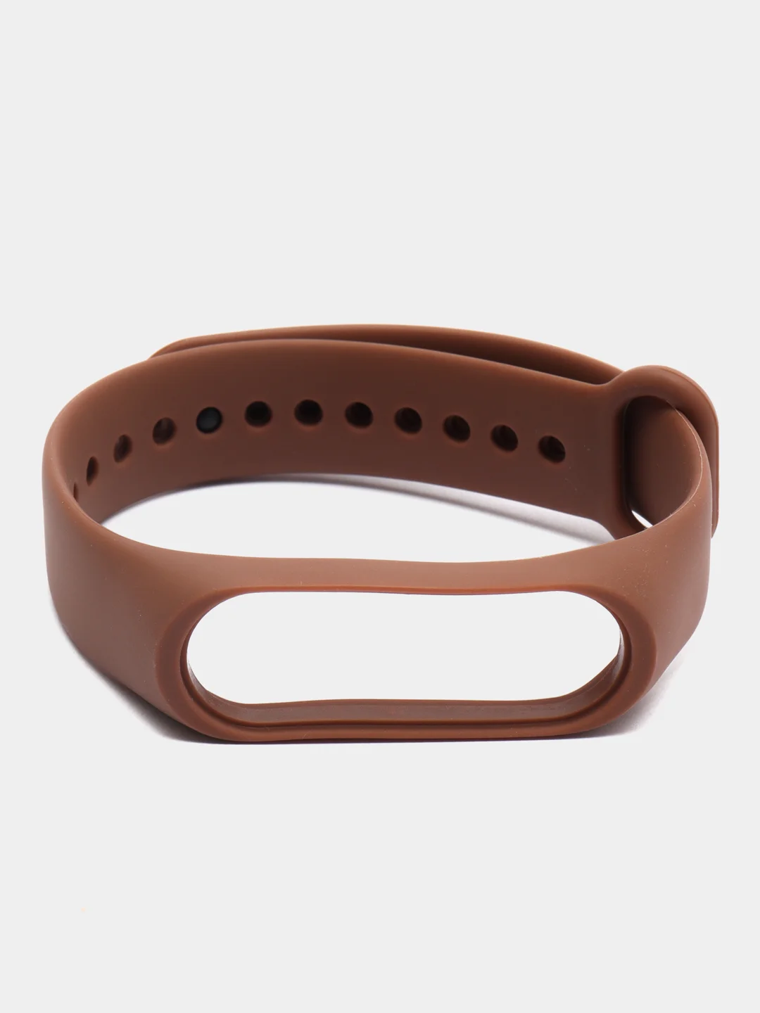 Светло-коричневый ремешок для Xiaomi Mi Band 3 и Mi Band 4, силиконовый
