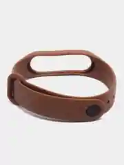 Светло-коричневый ремешок для Xiaomi Mi Band 3 и Mi Band 4, силиконовый