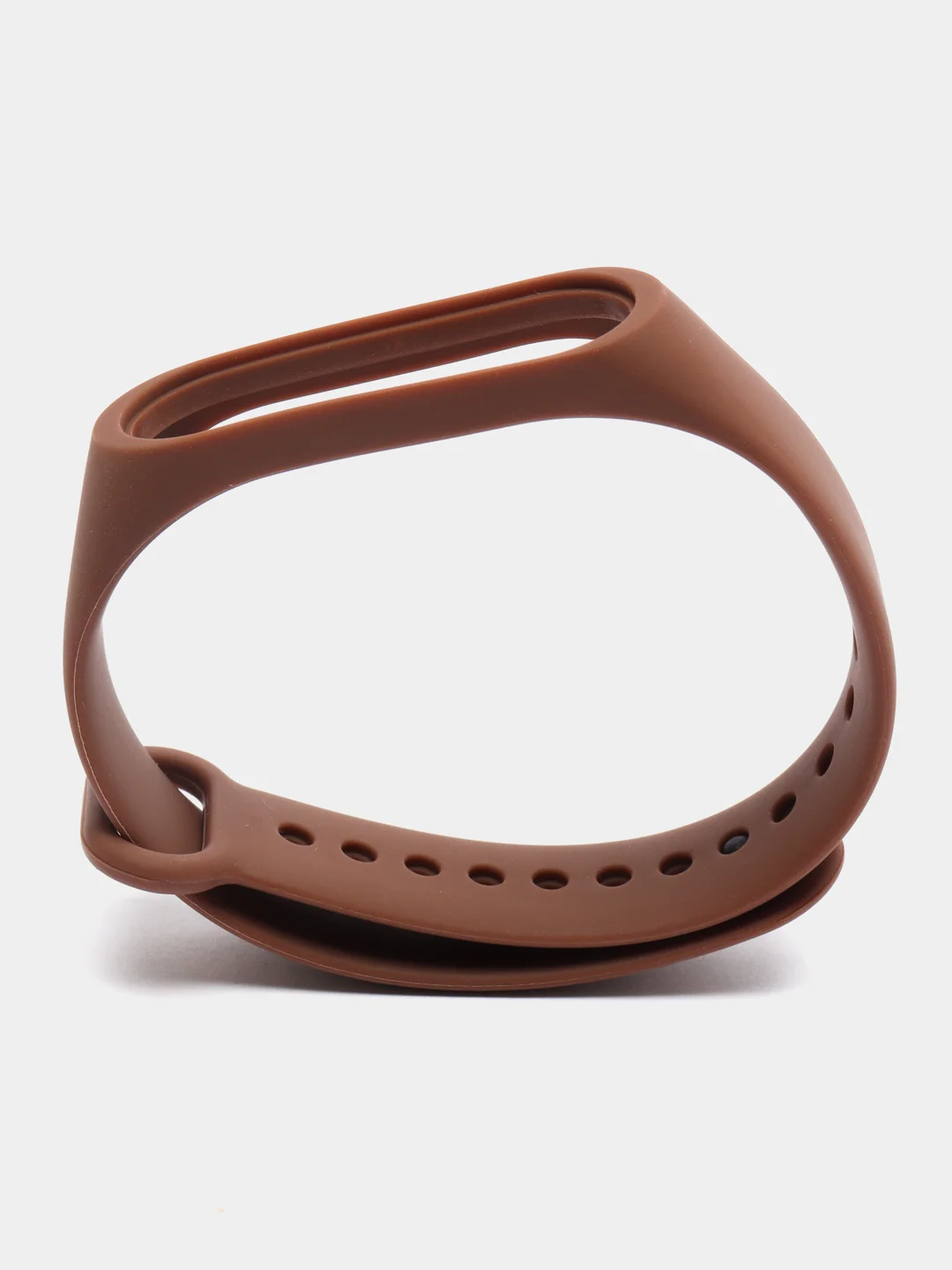 Светло-коричневый ремешок для Xiaomi Mi Band 3 и Mi Band 4, силиконовый