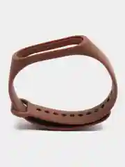 Светло-коричневый ремешок для Xiaomi Mi Band 3 и Mi Band 4, силиконовый