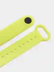 Лимонный ремешок для Xiaomi Mi Band 3 и Mi Band 4, силиконовый