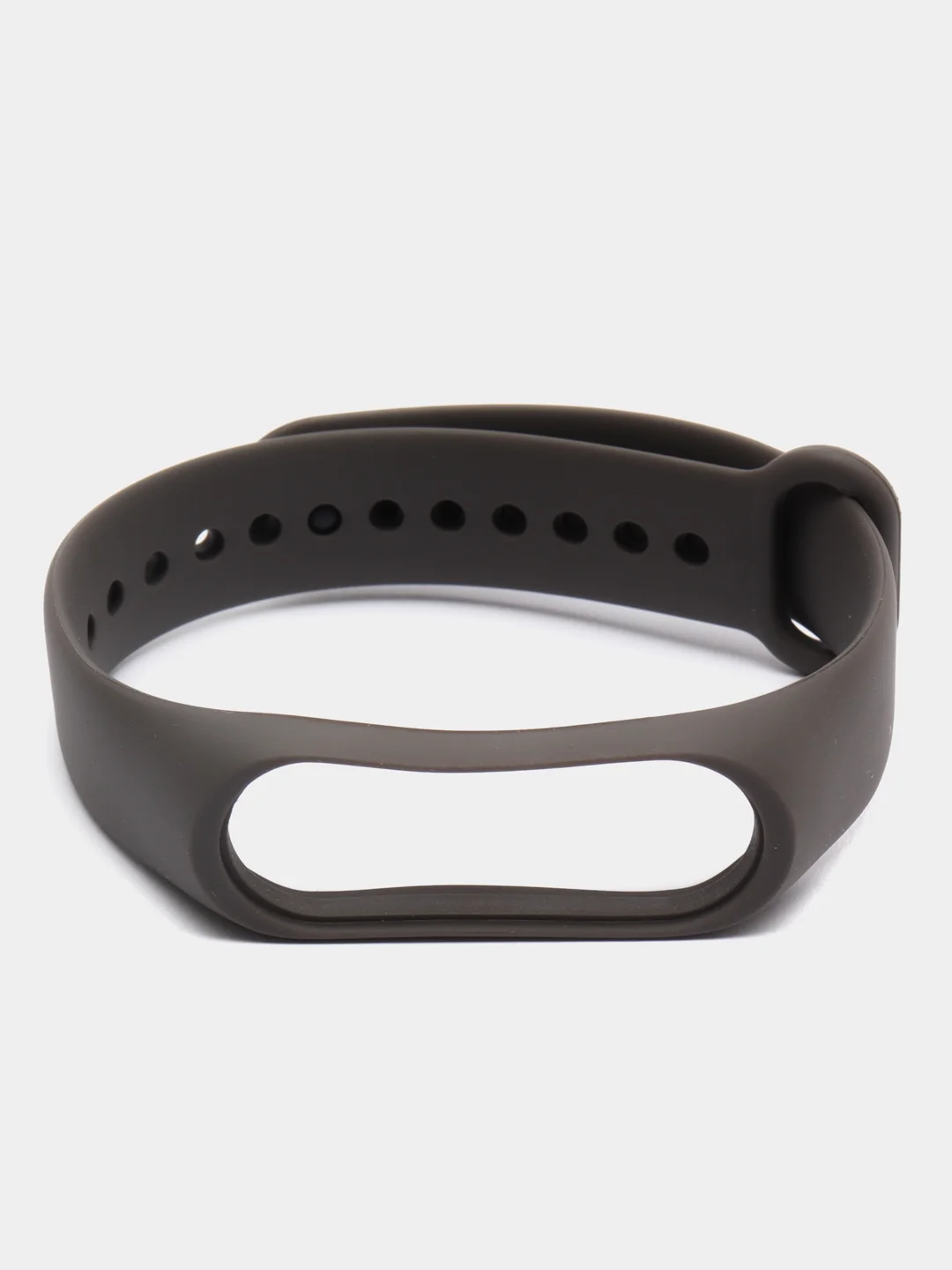 Серый ремешок для Xiaomi Mi Band 3 и Mi Band 4, силиконовый
