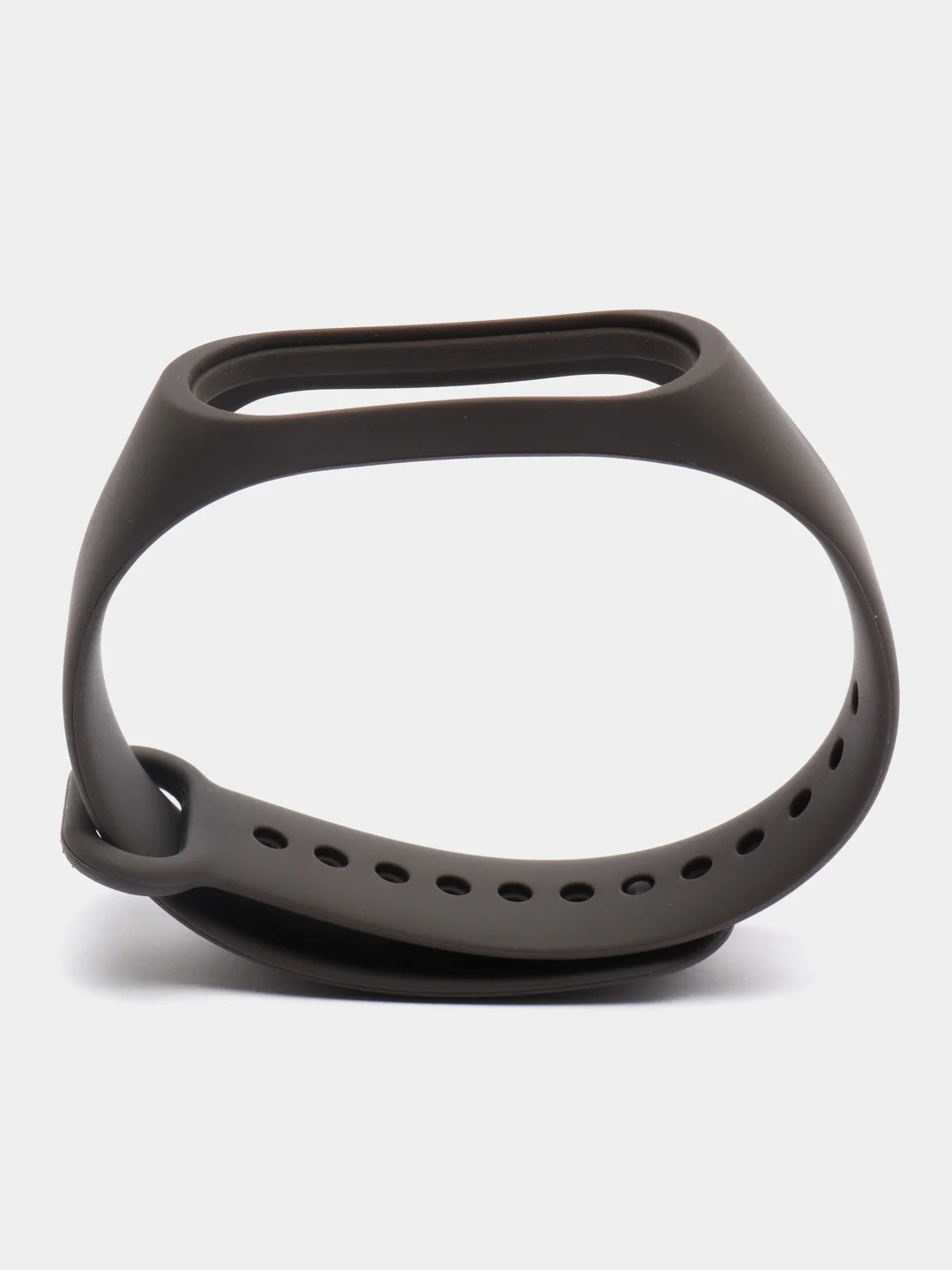 Серый ремешок для Xiaomi Mi Band 3 и Mi Band 4, силиконовый