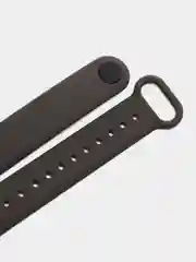 Серый ремешок для Xiaomi Mi Band 3 и Mi Band 4, силиконовый