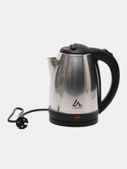 Чайник электрический LuazON LSK-1805, металл, серебристый, 1,8 л, 1500 Вт
