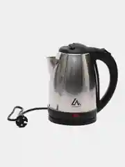 Чайник электрический LuazON LSK-1805, металл, серебристый, 1,8 л, 1500 Вт