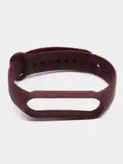 Бордовый ремешок для Xiaomi Mi Band 5 и Mi Band 6, силиконовый