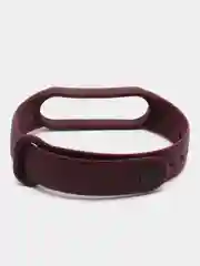 Бордовый ремешок для Xiaomi Mi Band 5 и Mi Band 6, силиконовый