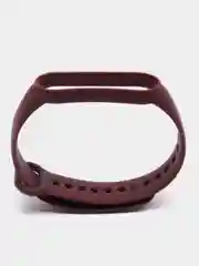 Бордовый ремешок для Xiaomi Mi Band 5 и Mi Band 6, силиконовый