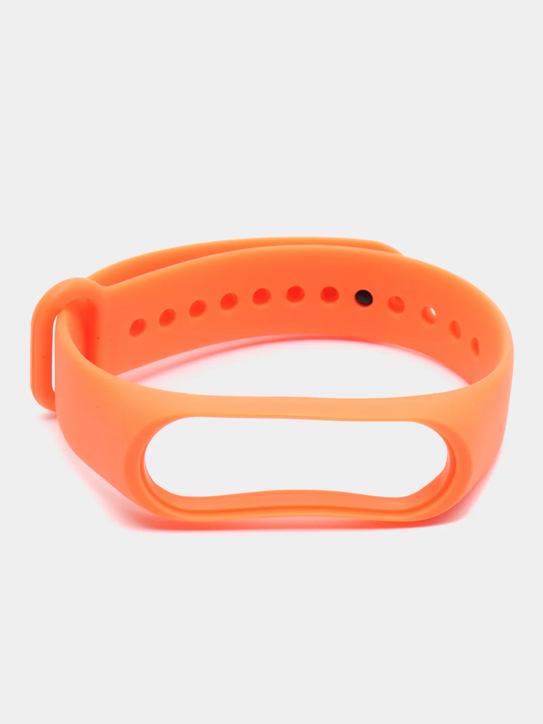 Оранжевый ремешок для Xiaomi Mi Band 3 и Mi Band 4, силиконовый
