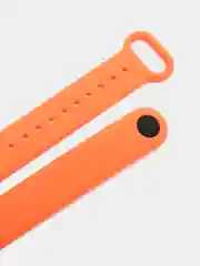 Оранжевый ремешок для Xiaomi Mi Band 3 и Mi Band 4, силиконовый