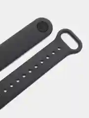 Тёмно-серый ремешок для Xiaomi Mi Band 5 и Mi Band 6, силиконовый