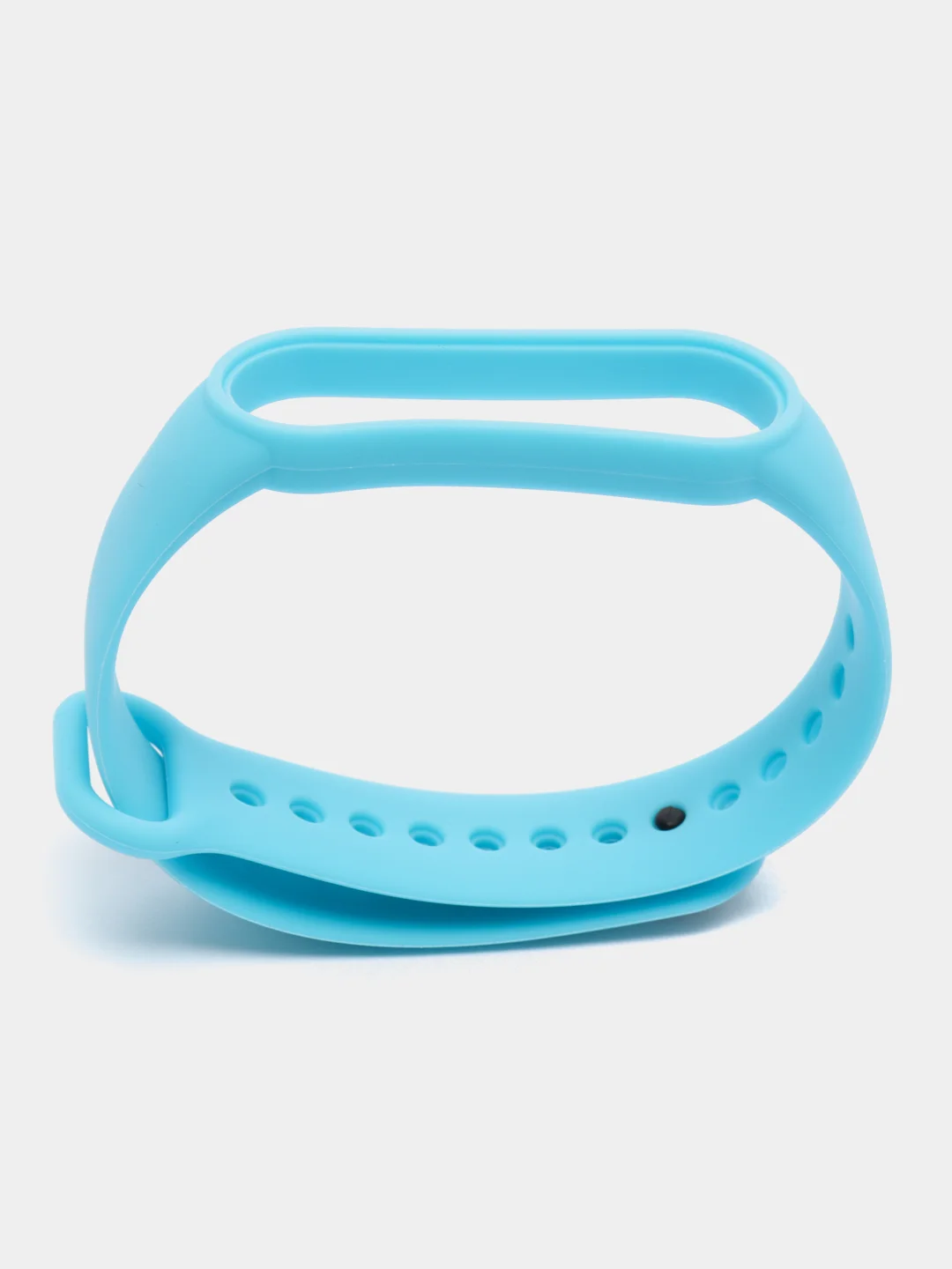 Небесно-голубой ремешок для Xiaomi Mi Band 5 и Mi Band 6, силиконовый