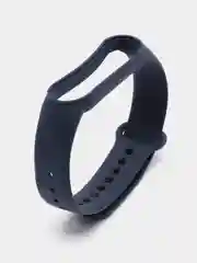 Темно-синий ремешок для Xiaomi Mi Band 5 и Mi Band 6, силиконовый