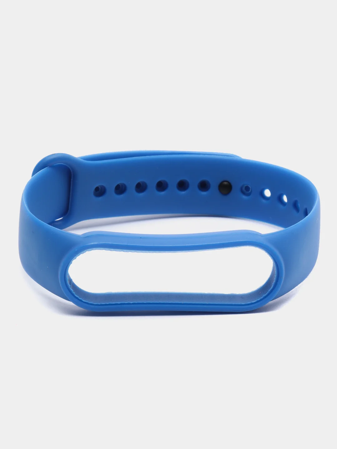 Синий меланж ремешок для Xiaomi Mi Band 5 и Mi Band 6, силиконовый