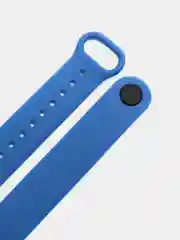 Синий меланж ремешок для Xiaomi Mi Band 5 и Mi Band 6, силиконовый