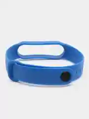 Синий меланж ремешок для Xiaomi Mi Band 5 и Mi Band 6, силиконовый