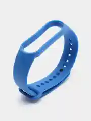 Синий меланж ремешок для Xiaomi Mi Band 5 и Mi Band 6, силиконовый