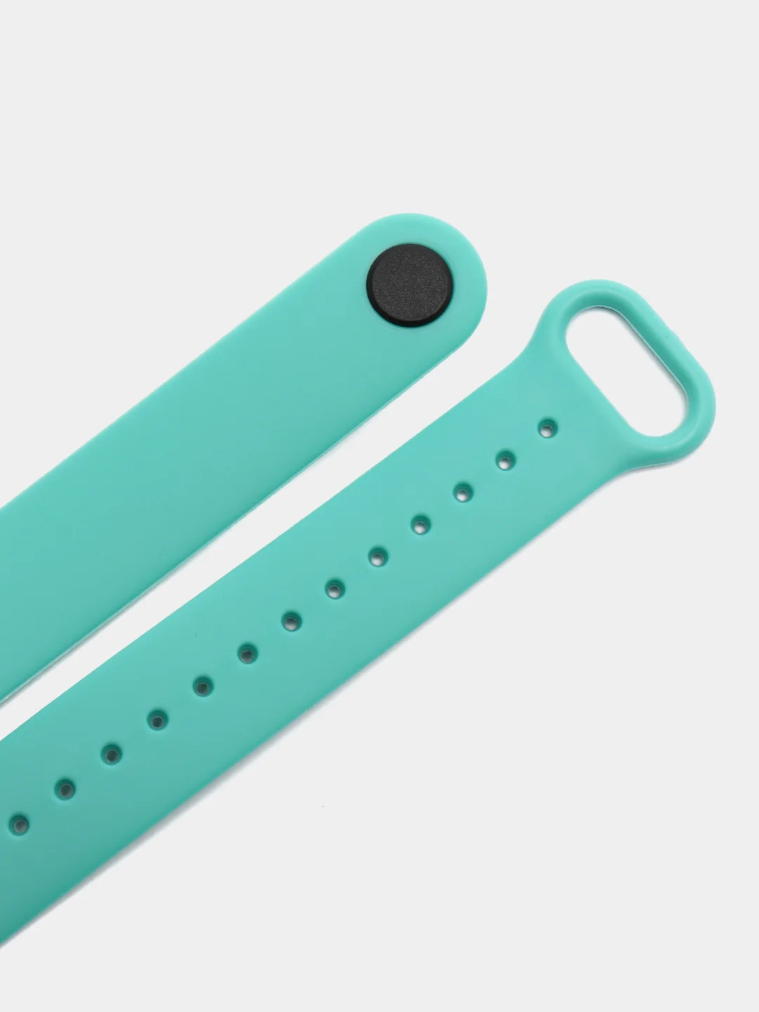 Бирюзовый ремешок для Xiaomi Mi Band 5 и Mi Band 6, силиконовый