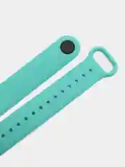 Бирюзовый ремешок для Xiaomi Mi Band 5 и Mi Band 6, силиконовый