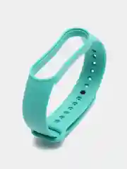Бирюзовый ремешок для Xiaomi Mi Band 5 и Mi Band 6, силиконовый