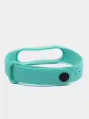 Бирюзовый ремешок для Xiaomi Mi Band 5 и Mi Band 6, силиконовый