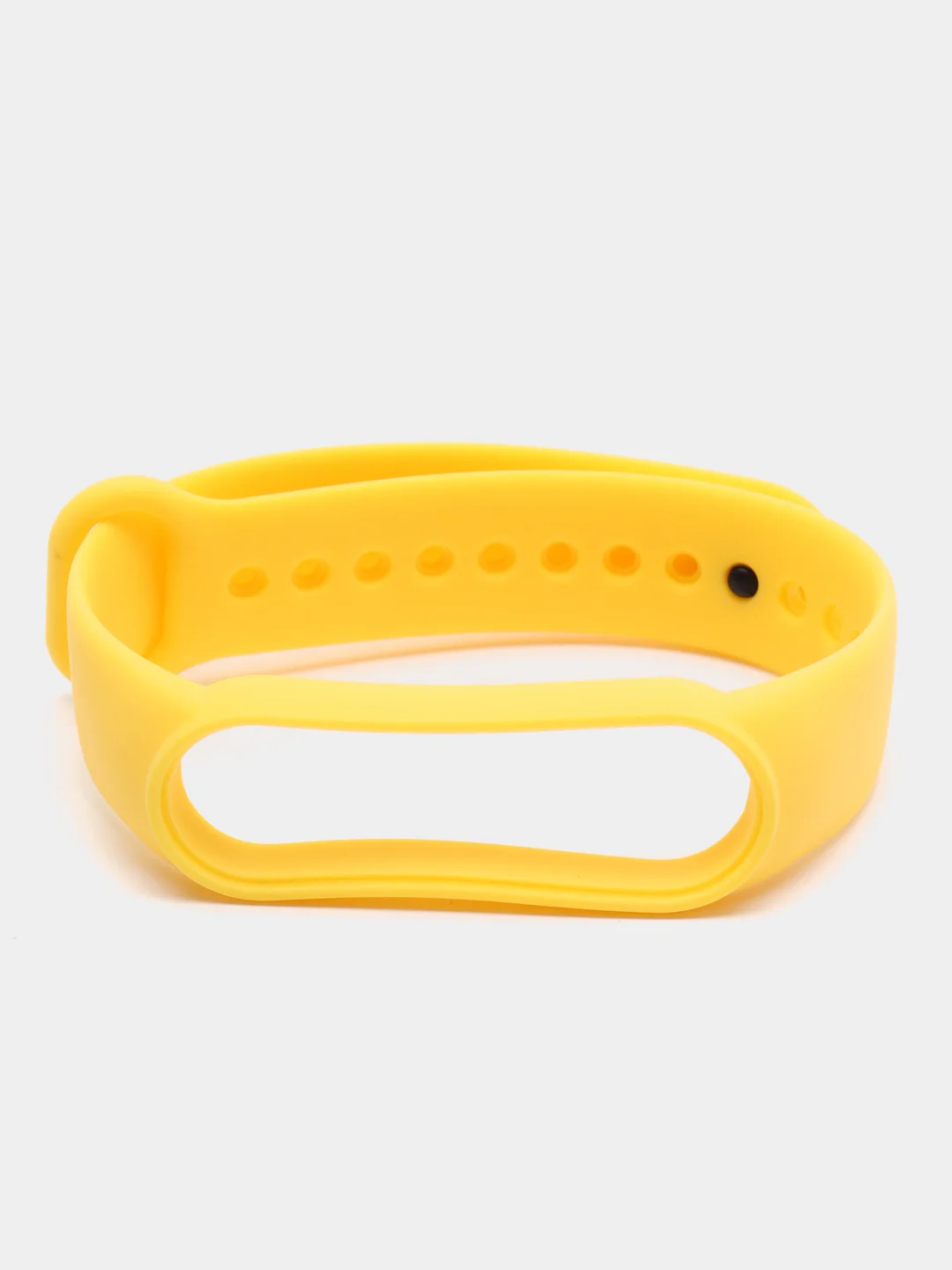 Желтый ремешок для Xiaomi Mi Band 5 и Mi Band 6, силиконовый