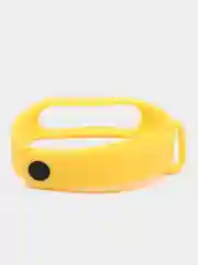 Желтый ремешок для Xiaomi Mi Band 5 и Mi Band 6, силиконовый