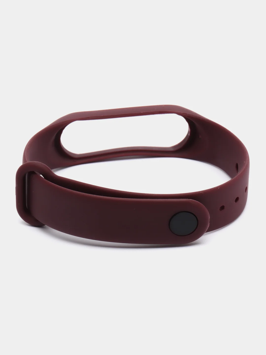 Бордовый ремешок для Xiaomi Mi Band 3 и Mi Band 4, силиконовый