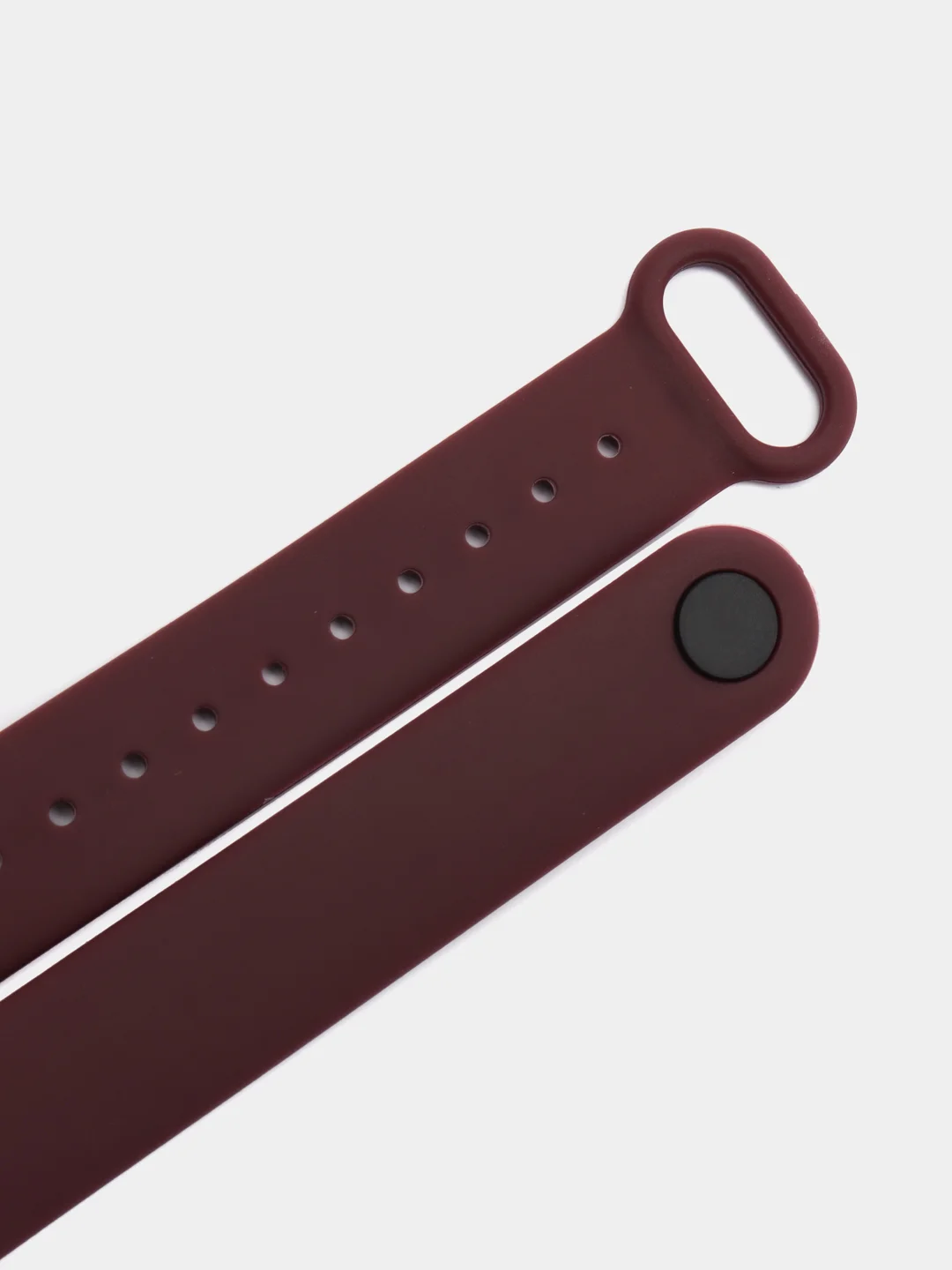 Бордовый ремешок для Xiaomi Mi Band 3 и Mi Band 4, силиконовый