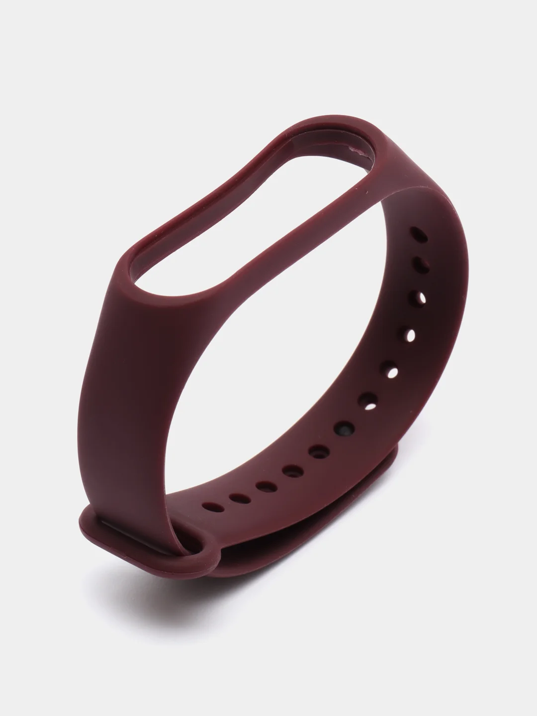 Бордовый ремешок для Xiaomi Mi Band 3 и Mi Band 4, силиконовый