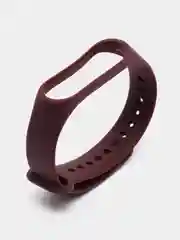 Бордовый ремешок для Xiaomi Mi Band 3 и Mi Band 4, силиконовый