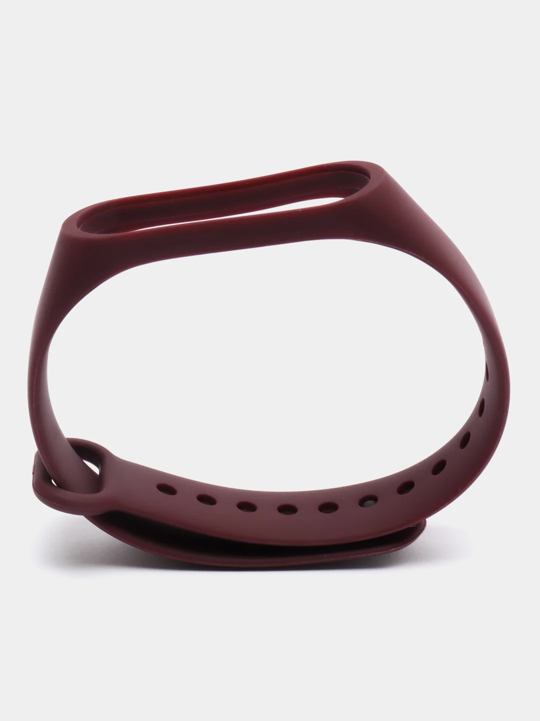 Бордовый ремешок для Xiaomi Mi Band 3 и Mi Band 4, силиконовый