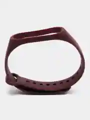 Бордовый ремешок для Xiaomi Mi Band 3 и Mi Band 4, силиконовый
