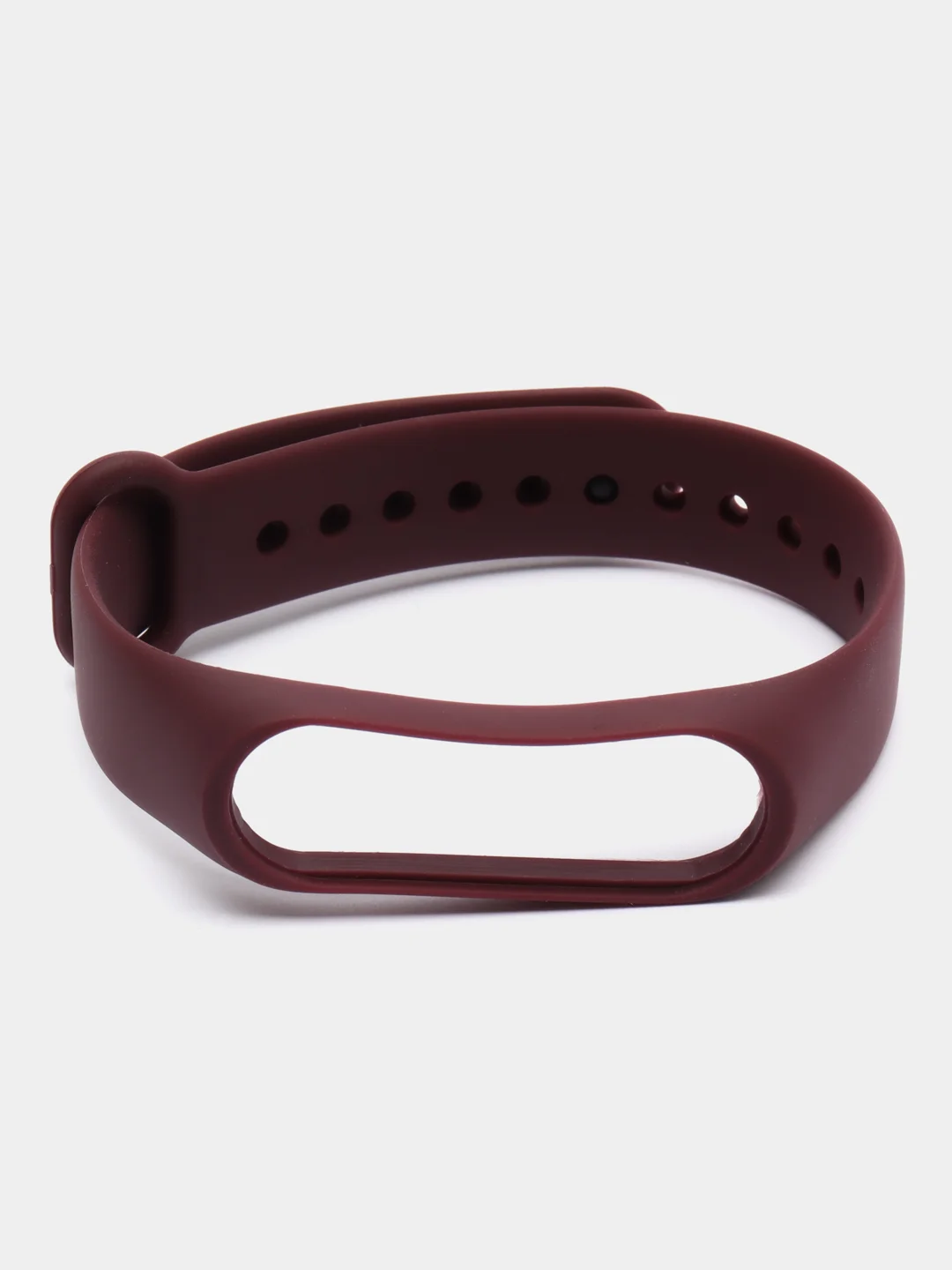 Бордовый ремешок для Xiaomi Mi Band 3 и Mi Band 4, силиконовый