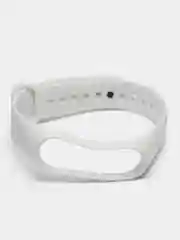 Белый ремешок для Xiaomi Mi Band 3 и Mi Band 4, силиконовый