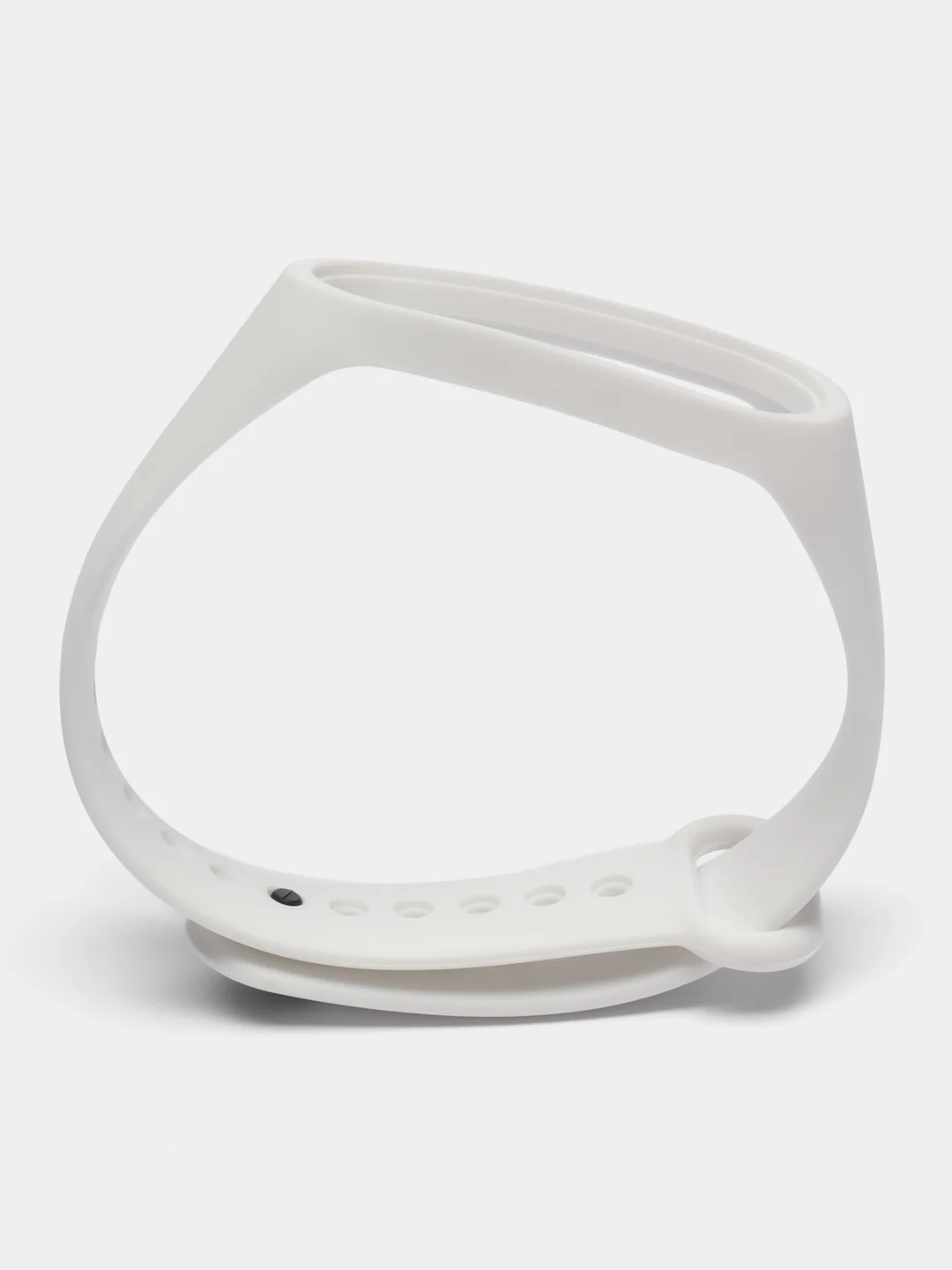Белый ремешок для Xiaomi Mi Band 3 и Mi Band 4, силиконовый