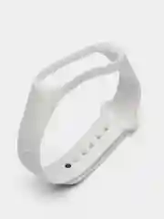 Белый ремешок для Xiaomi Mi Band 3 и Mi Band 4, силиконовый