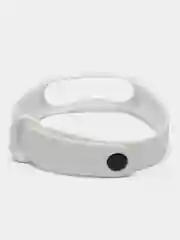Белый ремешок для Xiaomi Mi Band 3 и Mi Band 4, силиконовый