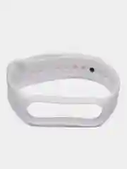 Белый ремешок для Xiaomi Mi Band 5 и Mi Band 6, силиконовый