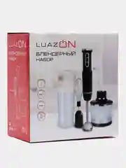 Блендер LuazON LBR-02, погружной, 650 Вт, 0.3/0.6 л, 3 скорости, чёрный